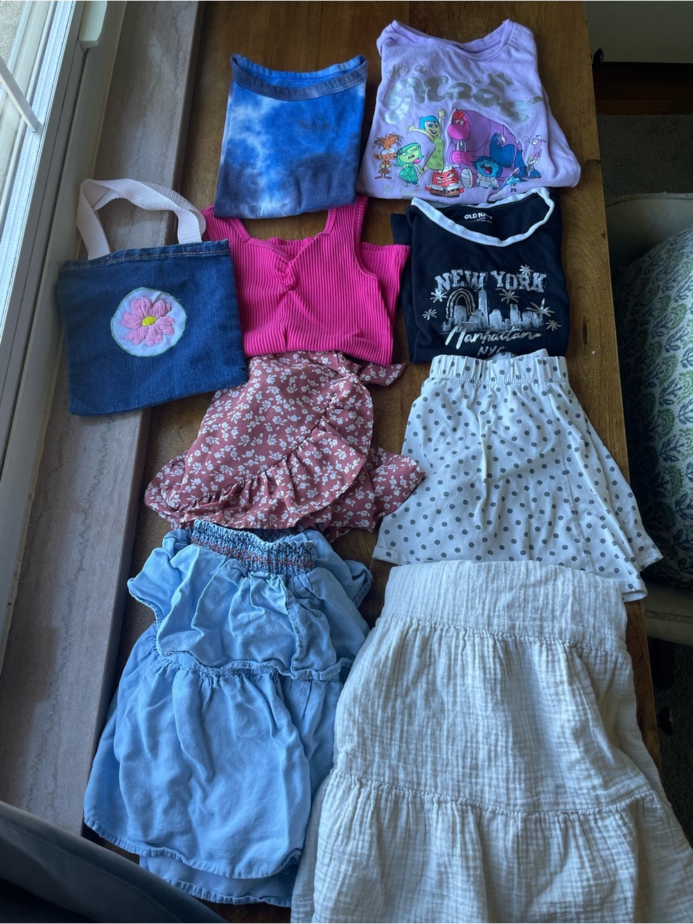 Girls Mix & Match Outfits 8 piece with purse